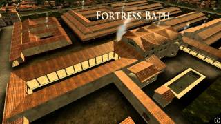 Animation of ancient Roman Fort in Caerleon Wales [upl. by Nerissa]