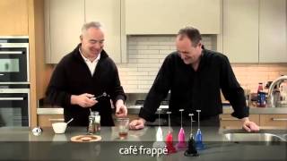 How to make a frappé coffee using an aerolatte milk frother [upl. by Geminian]