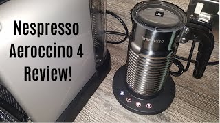 Nespresso Aeroccino 4 Milk Frother Review  Worth upgrading from the Aeroccino 3 [upl. by Booker994]