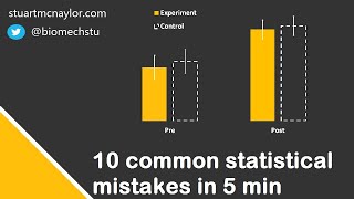 Ten Statistical Mistakes in 5 Min [upl. by Ttereve]