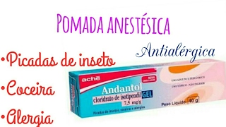 Resenha PomadaAndantol Gel [upl. by Moyers]