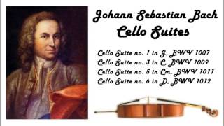 Johann Sebastian Bach  Cello suites in 432 Hz great for reading or studying [upl. by Hovey]