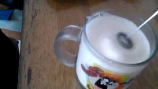 Aerolatte Review Frothing Cold Milk In Under 1 Minute [upl. by Evets680]